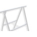 Cavalete Hayner Tubular Dobravel Branco 90 X 80Cm 693072