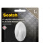 Gancho Adesivo 3M Scotch Medio 3Pecas Branco Hb004684294