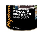 Tinta Esmalte Hydronorth Standard Brilhante Para Metais E Madeiras 3,6L Marrom 