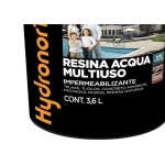 Resina Multiuso Hydronorth Acqua Color Brilhante 3,6L Branco Galao 