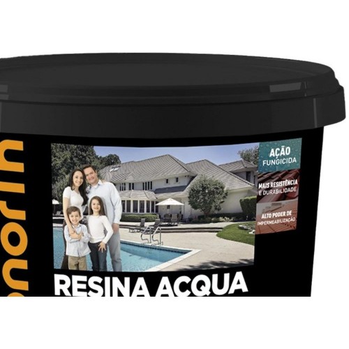 Resina Multiuso Hydronorth Acqua Color Brilhante 900Ml Branco Pote 