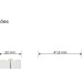 Modulo Margirius Sleek Paralelo Duplo 10A Branco 17840