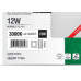 Plaf.Led Tasch.Lys Ext.Qd.12W 3000K 17Cm