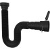 Sifao Pvc Flexivel Blukit Com Arruela Pvc 70Cm Preto 030140-425
