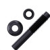 Tubo Ligacao Blukit Flexivel Ajustavel Preto 290419-412