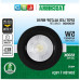 Spot Led Taschibra Alltop Embutir Redondo Preto 5W 6500K 