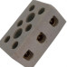 Conector Porcelana Asantos 3 Polos 6Mm 2218