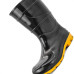 Bota Cartom 210Sa Preta Solado Amarelo Cano Medio 3536 Par 003148