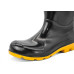 Bota Cartom 210Sa Preta Solado Amarelo Cano Medio 3536 Par 003148