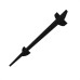 Prateleira Multiivisao Suporte Clip 20X 40 Preta Clip-2060-Ff-Pr