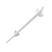 Prateleira Multiivisao Suporte Clip 25X100 Branca Clip-25100-Ff-Br