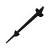 Prateleira Multiivisao Suporte Clip 25X100 Preta Clip-25100-Ff-Pr