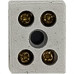 Cartela Conector Porcelana Brasfort 2 Polos 06Mm Com 1 Peca 9084