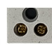 Cartela Conector Porcelana Brasfort 2 Polos 06Mm Com 1 Peca 9084