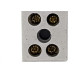 Cartela Conector Porcelana Brasfort 3 Polos 06Mm Com 1 Peca 9087