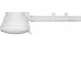 Ducha Fame Faminho 4 Temperaturas Branca 127V 5400W Com Cano 30Cm 242141