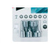 Soquete Magnetico Makita Parafuso 6/8/10/12/13Mm X 50Mm Com 5 Pecas B-39154