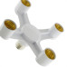 Soquete Adaptador E27 Para 4 Lampadas Interneed 073956