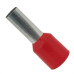 Pre-Isolado Sforplast Ilhos Simples 10,0Mm Vermelho Com 100 Pecas 6299