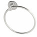 Acessorio Wc Clarainox Aco Porta Toalha Argola Cromado 91007