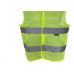 Colete Para Sinalizacao Brasfort 2 Linhas Amarelo Xg 9094