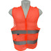 Colete Para Sinalizacao Brasfort 2 Linhas Laranja Xg 9096