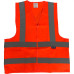 Colete Para Sinalizacao Brasfort 4 Linhas Laranja Xg 9100