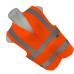 Colete Para Sinalizacao Brasfort 4 Linhas Laranja Xg 9100