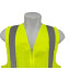 Colete Para Sinalizacao Brasfort 4 Linhas Com Ziper Amarelo Xg 9102