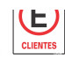 Placa Sinalizacao Poliestireno 20X30 ''Estacionamento Clientes'' 250Ay