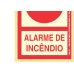 Placa Sinalizacao Pvc 13,5X20 ''Alarme De Incêndio'' Fluorescente 220Bv Placa Sinalizacao Pvc 13,5X20 ''Alarme De Incêndio'' Fluorescente 220Bv