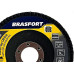 Disco Flap Brasfort 4.1/2'' 60G Conico Oxido Aluminio 9106 - Kit C/10 Disco Flap Brasfort 4.1/2'' 60G Conico Oxido Aluminio 9106 - Kit C/10