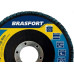 Disco Flap Brasfort 4.1/2'' 60G Reto Oxido Zirconia 9130 - Kit C/10 