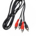 Cabo Audio/Video 2Rca+2Rca 1,8M 7 - Kit C/10 