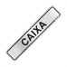 Placa Sinalizacao Aluminio 05X25 ''Caixa'' 100At