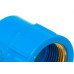 Luva Azul Tigre Liso Rosca Reducao 25Mm X 1/2''  - Kit C/30 