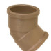Cotovelo Marrom Tigre Liso Liso 32Mm X 45''  - Kit C/12 