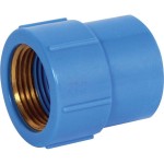 Luva Azul Krona Liso Rosca 20Mm X 1/2'' 501 - Kit C/20 