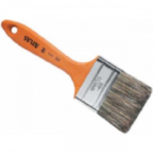 Pincel Trincha Pintura Atlas   395 X 1/2'' Laranja 395/1 - Kit C/12 