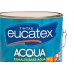 Eucatex Tinta Esmalte  Brilho Base Agua 1/4 Preto