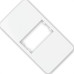 Margirius Placa P/Condulete 1P C/Sup Sleek Br