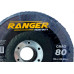 Ranger Disco Flap  Zirc.4.1/2 X 80 - Kit C/10 Un