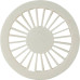 Luconi Grelha Plast.Redonda Bco 100  - Kit C/10 Pc