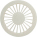 Luconi Grelha Plast.Redonda Bco 100  - Kit C/10 Pc