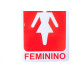 Look Placa Sinalizacao 15X20 Sanit.Feminino