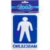 Look Placa Sinalizacao 15X20 Sanit.Masculino