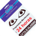 Look Placa Sinalizacao 15X15 Monitorado 24Hs