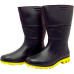 Rca Bota Pvc Preta Solado Amar. 40