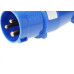 Steck Plug  2P+T 16A Azul 3076