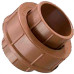 Krona Uniao Soldavel Pvc Liso Liso  32Mmx32Mm - Kit C/10 Pc
